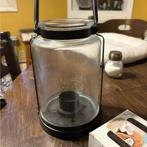 Yankee Candle Black Lantern Candle Holder